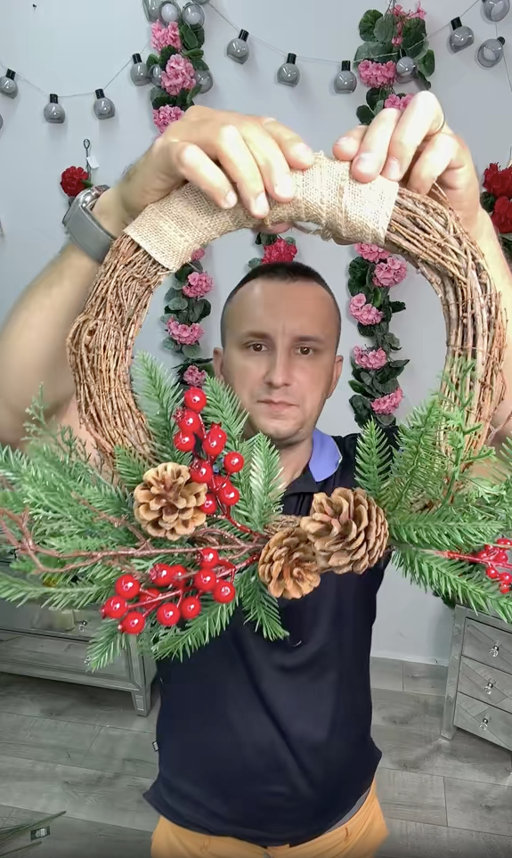 Wianek świąteczny 36